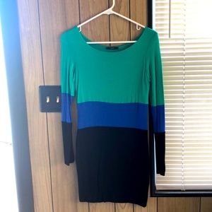 Tricolor body con Dress